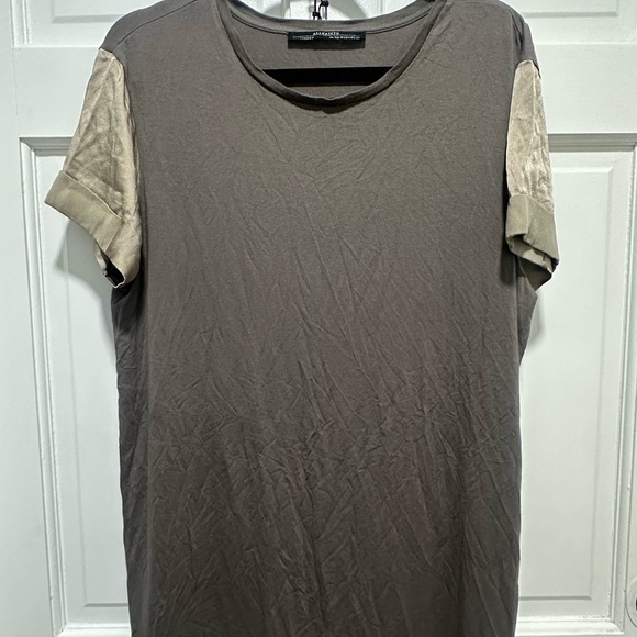 All Saints Oversized Relaxed Fit Leyla Shirt Size 6 Small EUC - Picture 2 of 4